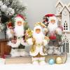 Santa Christmas Decoration 12-Inch Handcrafted Festive Figurine for Tree Mantel Classic Holiday Collectible