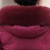 Middle Age Women's Winter Plus Size Jackets Elegant Faux Fur Collar Thick Warm Short Outerwears Loose Female Parkas Hooded