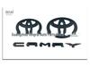 Наклейка-эмблема 'Черный Воин' для Toyota Camry 9-го поколения: Крутая и спортивная персонализация