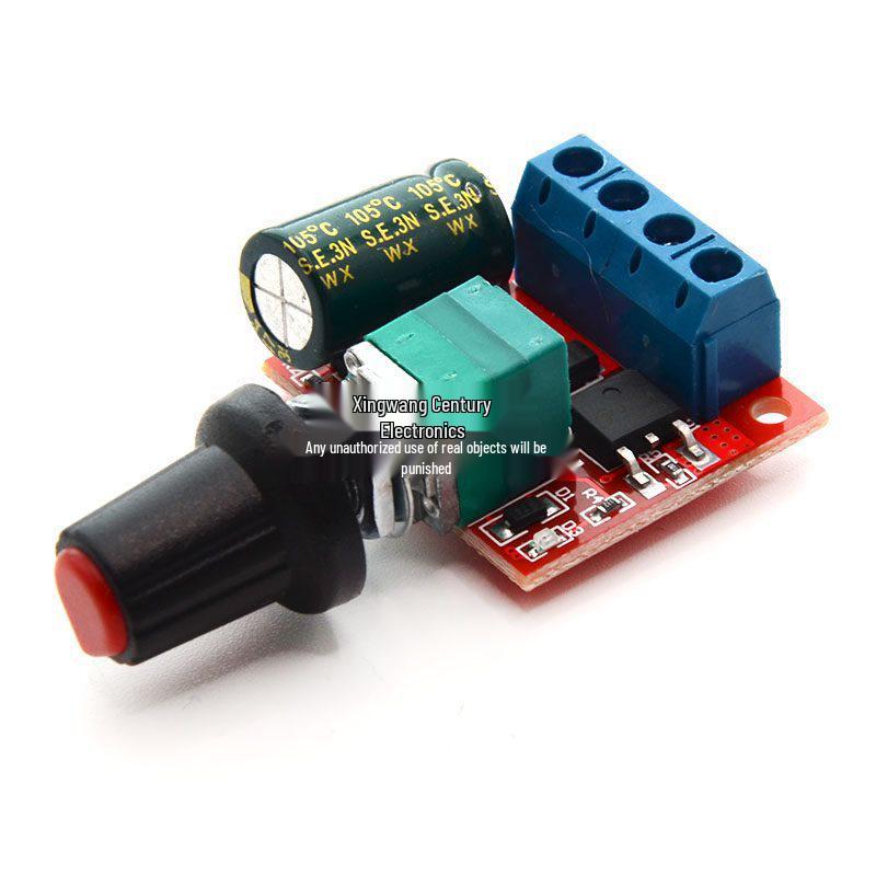 5V-35V PWM DC Motor Speed Controller with LED Dimmer and Adjustment Switch