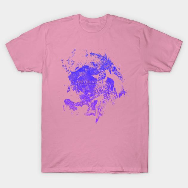 Женская футболка Abyss Splatter Blue с принтом Харадзюку, кавайная футболка, летняя футболка с коротким рукавом, женская футболка, топ