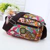 Middle Aged and Elderly Crossbody Bag Single Shoulder Bag Small Flower Cloth Bag Middle-aged Women's Bag Casual Nylon Canvas Bag