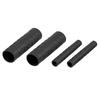 Grip Shrink Tubes Qiilu 1 Pair Universal Motorcycle Anti Slip Soft Rubber Handlebar Grip Cover + Brake Lever Cover (Black)