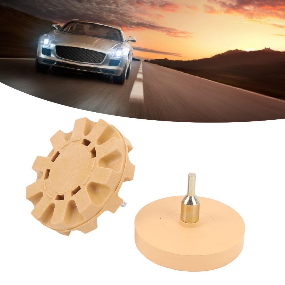 Khaki Decal Remover Eraser Wheel Universal Car Decal Removal Tool Car Decal Removal