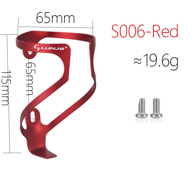 Держатель для бутылки воды для горного велосипеда Сверхлегкий из алюминиевого сплава Велосипедные флягодержатели Легкий кронштейн для велосипедной бутылки Велосипедные запчасти