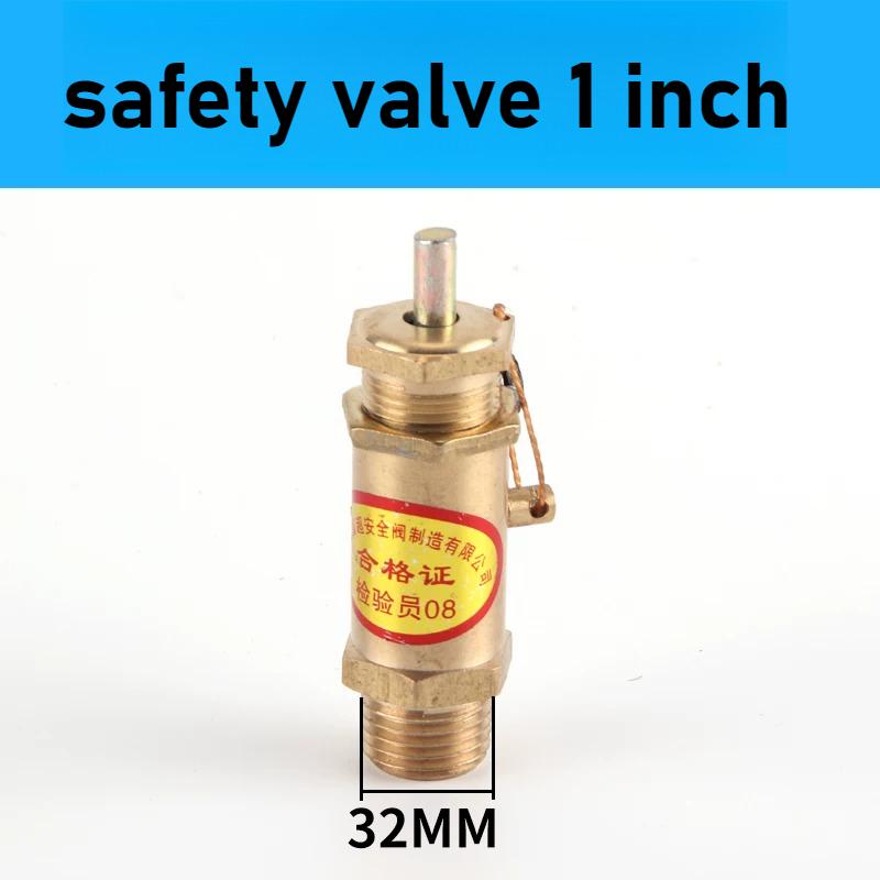 1 PCS Brass Safety Relief Valve 1/4 "BSP Air Compressor Pressure Joint Pressure Pipe Air Gas Pressure Regulator