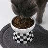 Ceramic High Foot Pet Bowl Cat Food Bowl Protects Cervical Vertebrae Pet Supplies