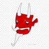 Devil Lucifer Iron On Heat Transfer Printing Vinyl Patches Sticker for Clothes DIY Appliques Washable Patches