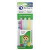 Brilliant, Infant Toothbrush, 4-24 Months, Pink, Mint, Yellow, 3 Toothbrushes