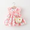 Children's Cute Dress Girl's Sleeveless Print Dress