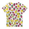 Children's Fashion Casual Short Sleeve Plant Printed Round Neck T-Shirt Top