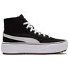 Puma Kaia Mid Cv Thick Sole High Top Sneakers Women Sneakers Black White 384409-02