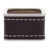 HERMES  H603693S 02  Scarf ring Silver/Brown metal/leather Women