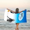 1pc Pingu3 Beach Towel, Beach and Seaside Swimming Pool Equipment, Fashion Pattern, Rectangular, Travel Essentials