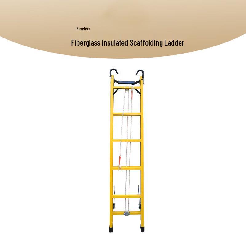 Fiberglass Insulated A-Frame Extension Ladder
