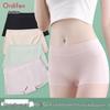 Oodifen Women's Ice Silk Seamless Safety Shorts