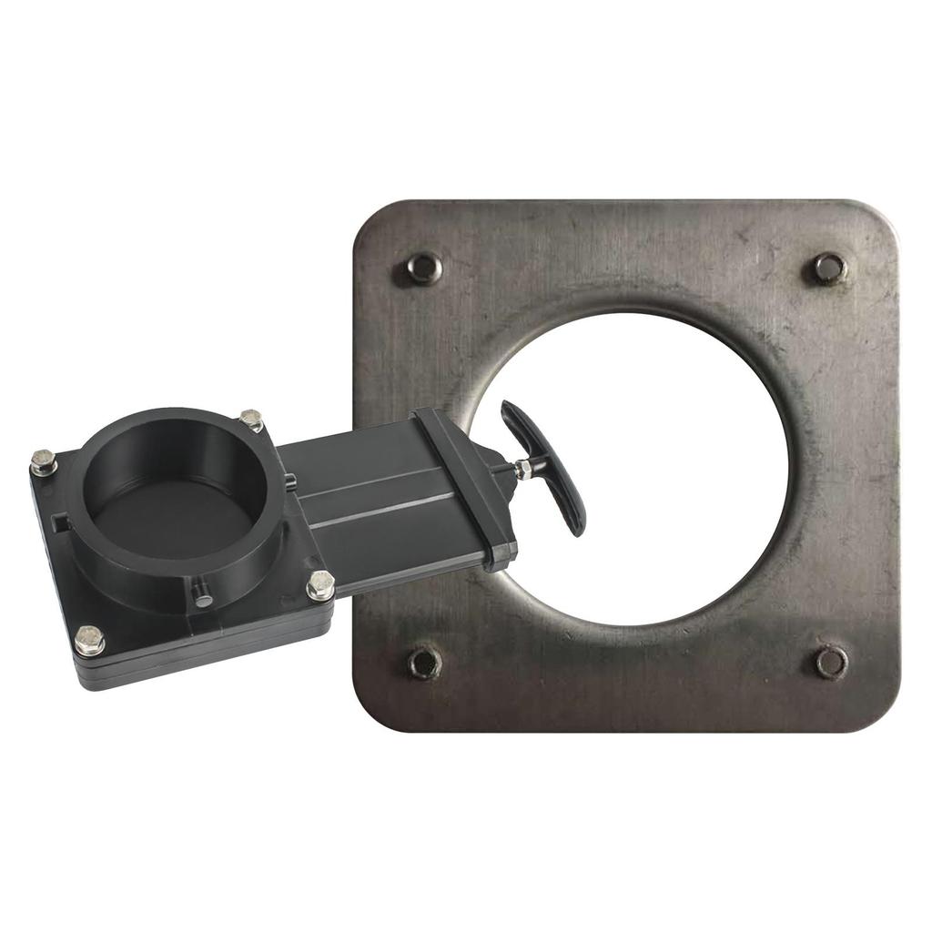 3 Inch RV Drain Sewer Assembly Metal Repair Dump Gate Valve for Caravan Trailer Exhaust Plumbing Parts