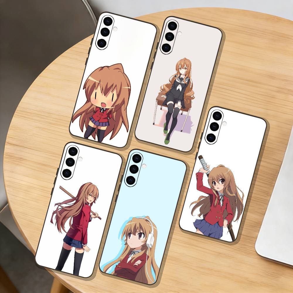 Toradora T-Taiga a-Aisaka Phone Case For Samsung Galaxy A73,A72,A71,A70,A53,A52,A51,Others Soft Black Cover