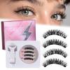 Makeup Magnetic Suction False Eyelashes DIY Faux Mink Lashes Makeup Tools