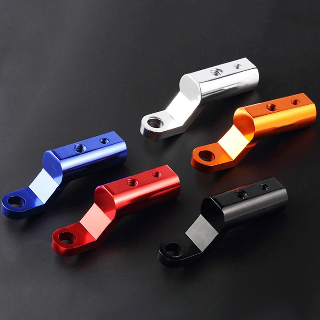 2 Pieces Motorcycle Expander Bracket Adapter Mount Red