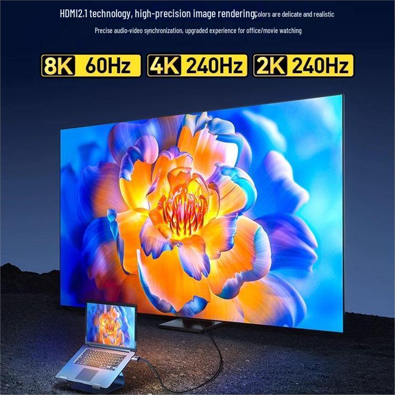 Адаптер ShanZe Type-C на HDMI 8K/4K для трансляции экрана телефона и ноутбука