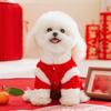 Chinese New Year warm anti-shedding four-legged clothing autumn and winter clothing small dog Teddy Bi Xiong Pomeranian pet puppy dog clothing