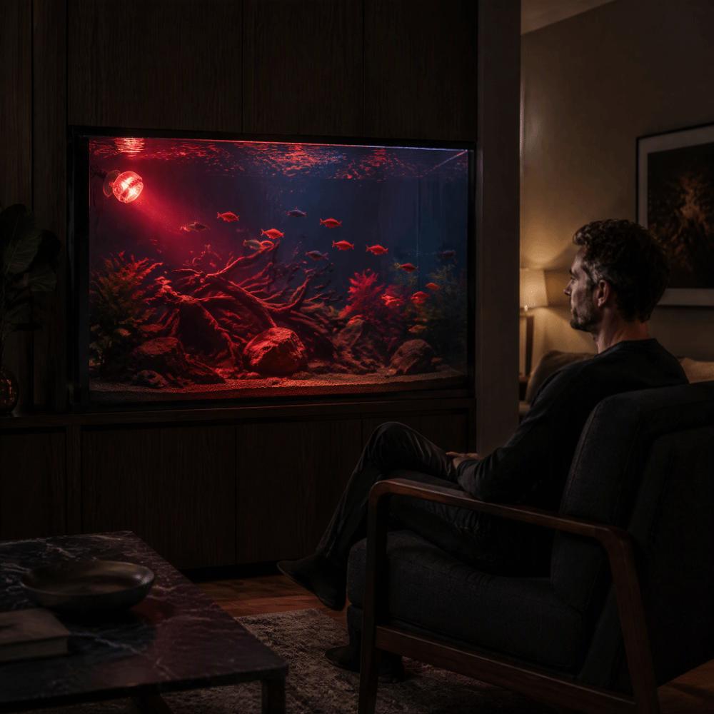 1W Fish Spot Light Plastic Aquarium Lamp Durable LED Aquarium Lamp  For Pond