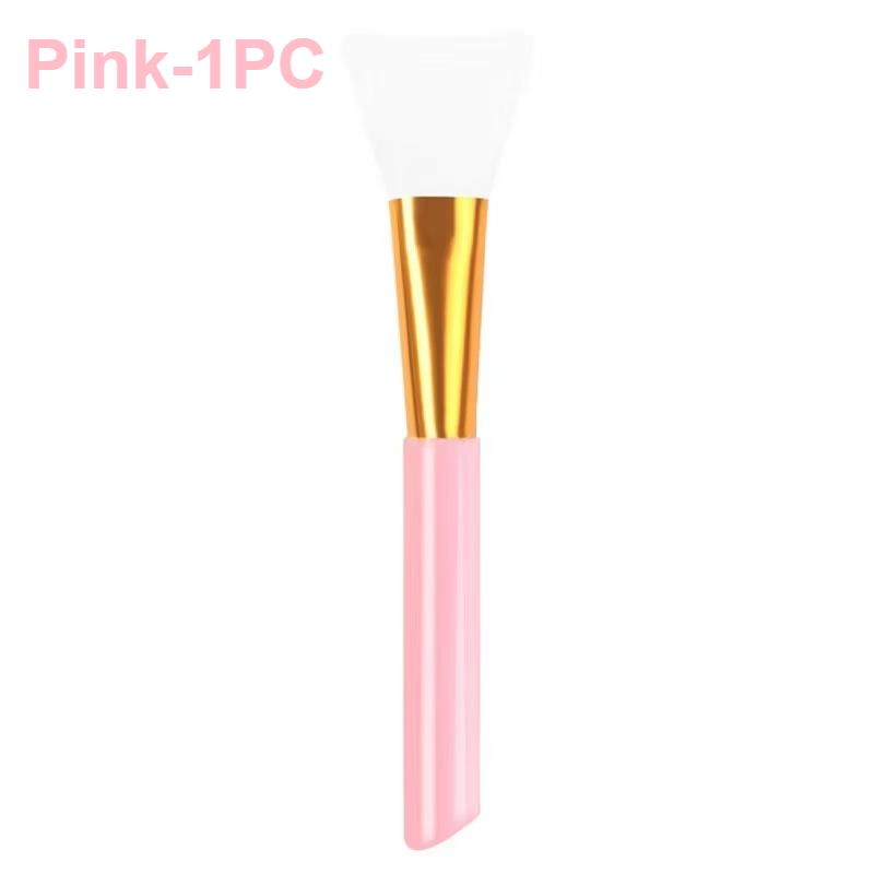 Силиконовая кисть для маски для лица Инструмент для ухода за кожей лица Мягкая кисть для нанесения глиняной пленки DIY Кисть для регулировки Наклонный хвостик Нанесение Инструменты для красоты лица