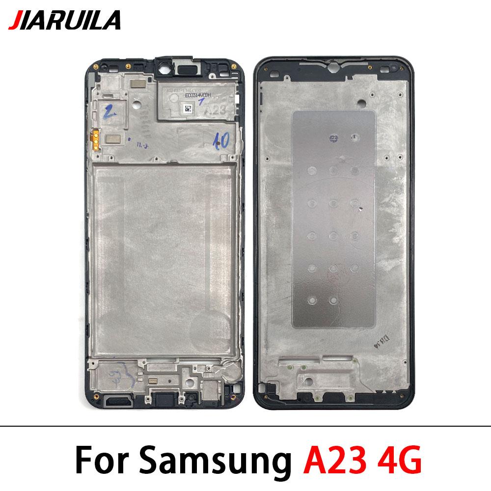Housing Middle Frame LCD Bezel Plate Panel Chassis For Samsung A04s A14 A22 4G A03S A34 A54 A73 Front Frame Housing Bezel Repair