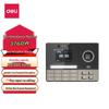 Deli 3760W Видимый свет Лицевая и отпечатков пальцев Часы-регистратор времени CN вилка (адаптер в комплекте)