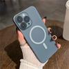 Матовый полупрозрачный сенсорный ультратонкий ПК-чехол для iPhone 11 12 13 14 15 16 Pro Max с беспроводной зарядкой Magsafe, защитная пленка для объектива
