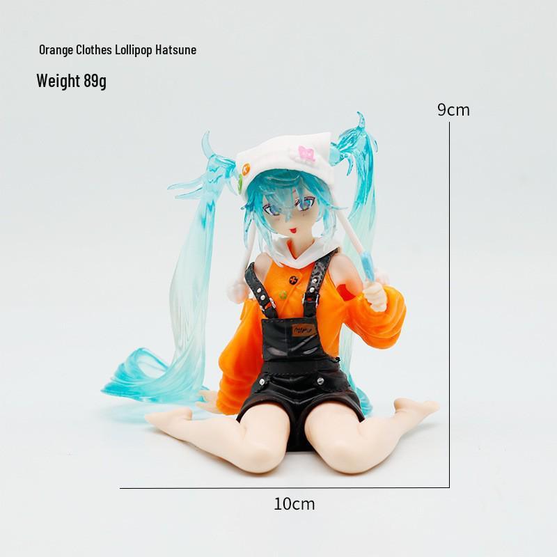 Hatsune Princess Sakura Warrior 2D Figure – Cherry Blossom Car & Desktop Ornament