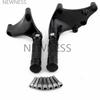 Rear Passenger Footrests Footpegs W/ Mounting Brackets Mounts Foot Pegs For Harley Sportster Iron XL883 XL1200 X48 2014-
