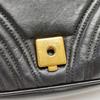 [Pre-Owned] Gucci GG Marmont Small Matelassé Shoulder Bag 'Black' - Very Good #10QYZIF