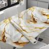 Yellow Imitation Marble Pattern DIY Self-adhesive Wallpaper Kitchen Stove Oil Resistant Sticker Waterproof Oil Resistant Sticker