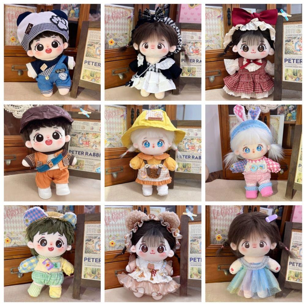 DIY 20cm Cotton Doll Clothes Toy Gift Doll Accessories Trendy Toy Accessories Cotton Doll