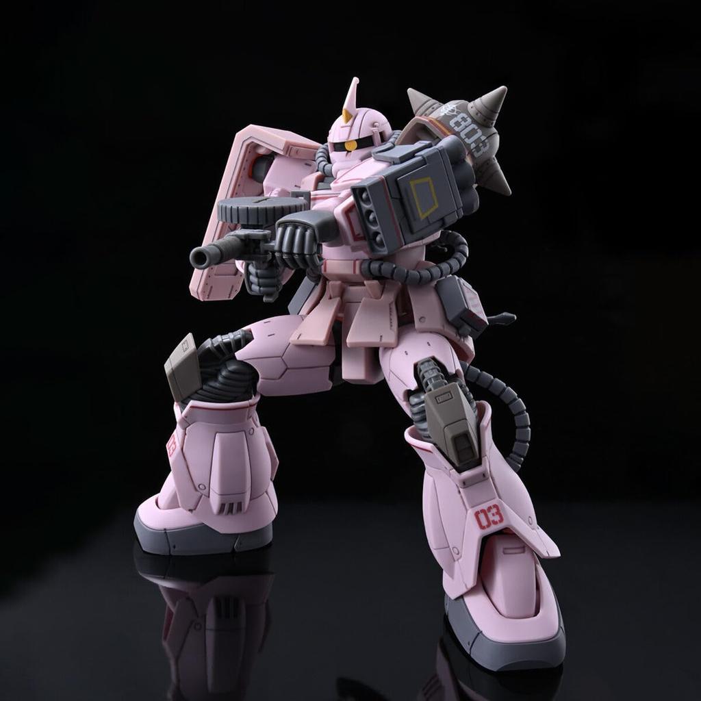 HG Zaku Desert Type Pink Panther Corps Пластиковая модель 1/144 Цветная