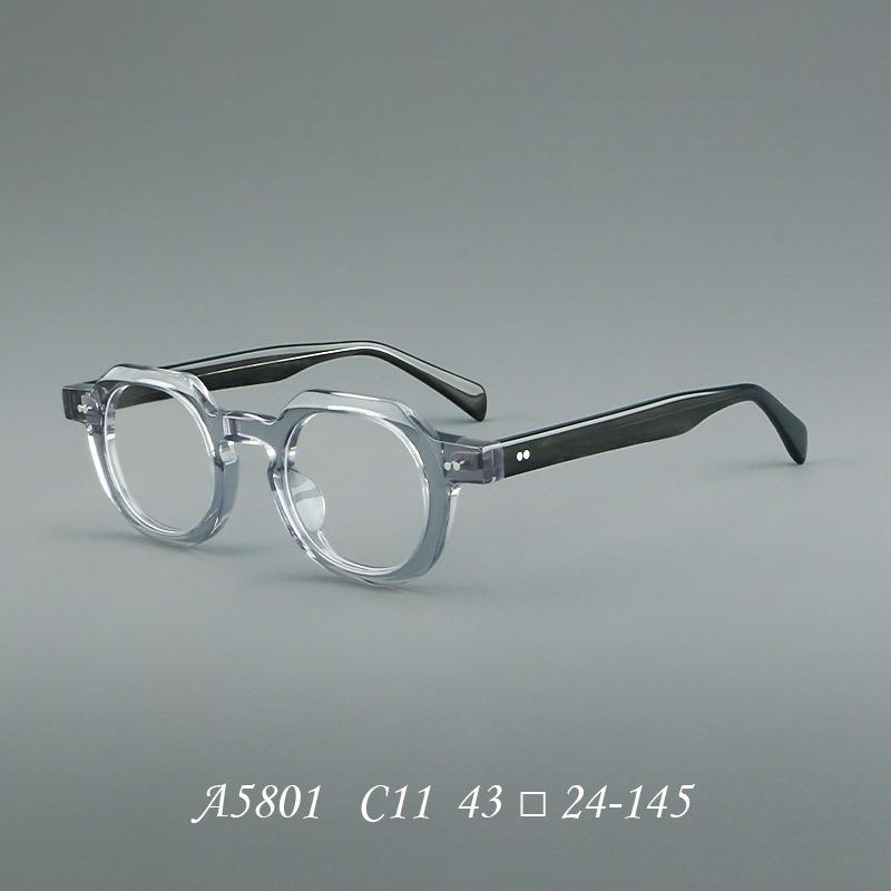 Acetate Eyeglasses Frame Men Hand Made Prescription Glasses Myopia Reading Eyewear