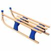 VidaXL Traîneau Pliable en Bois 110 cm Luge Amateurs de Neige Sports D'Hiver 91457