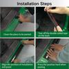 Door Sill Guard Protector for Ford Bronco 2026 2025- Accessories 4 Door, Door Edge Guards with 1966 Pattern Paying Tribute 60th
