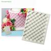 Silicone Mold Quilting Mould Big Silicone Fondant Mold Cake Decorating Tools Chocolate Mold Baking