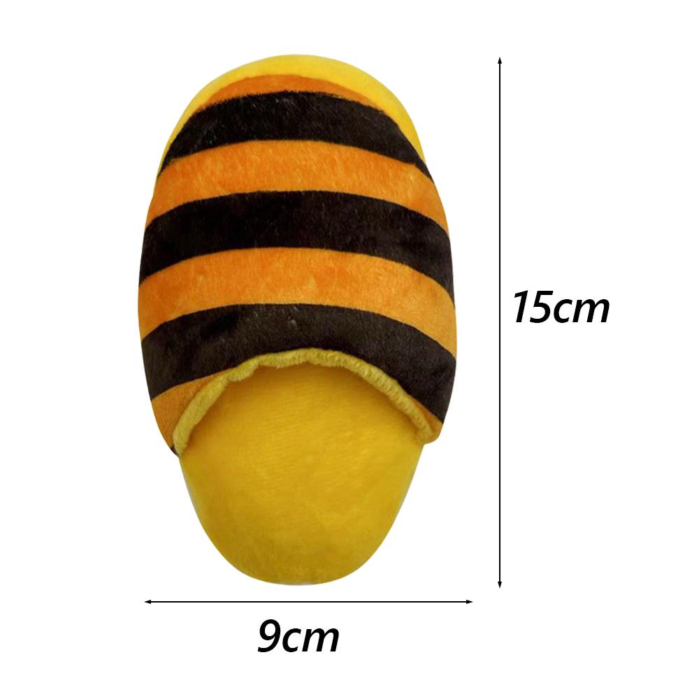 Plush Pipe Slippers Pet Stuffed Toys for Small Dogs Squeaky Puppy Dog Chew Toy Chihuahua Pug Clean Teeth Honden Speelgoed Pipe