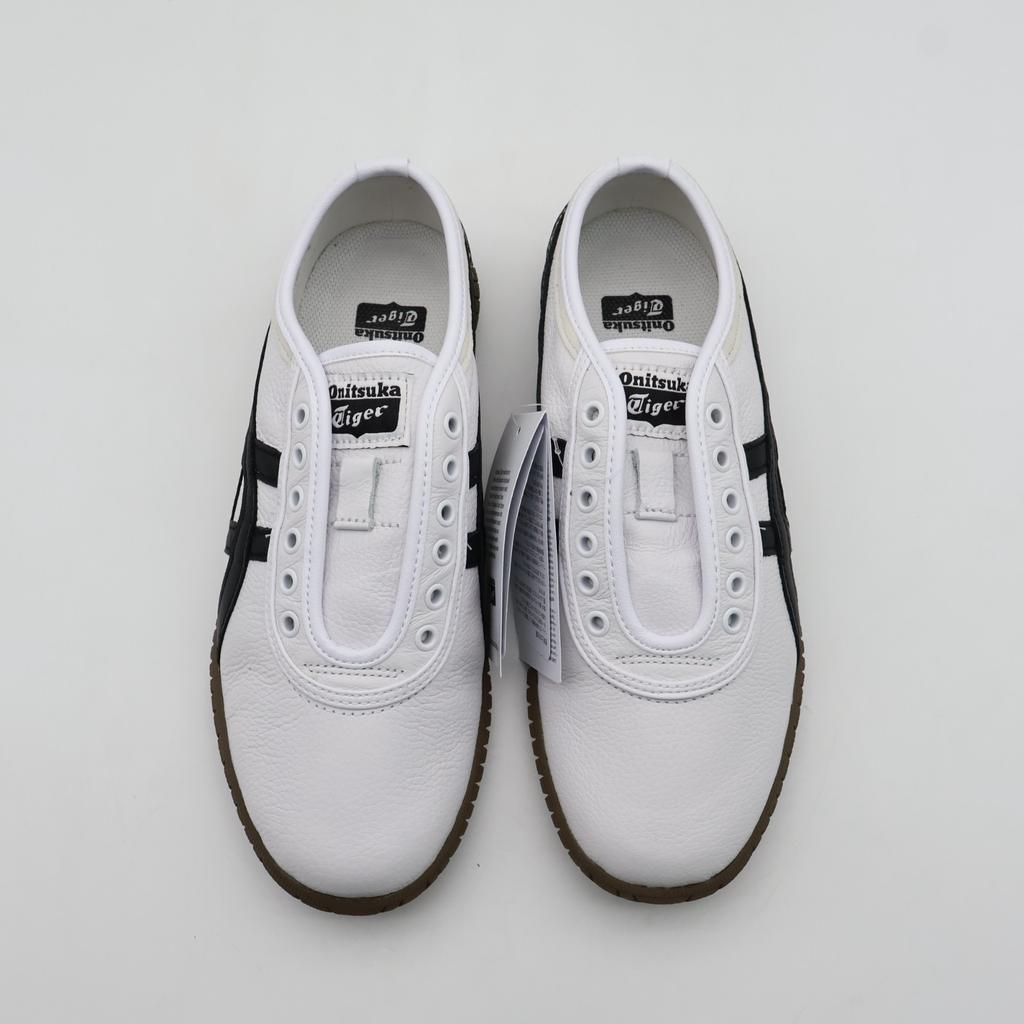 1183C529-101 Onitsuka Tiger Tsunahiki Slip On Белый Черный (Мужской)