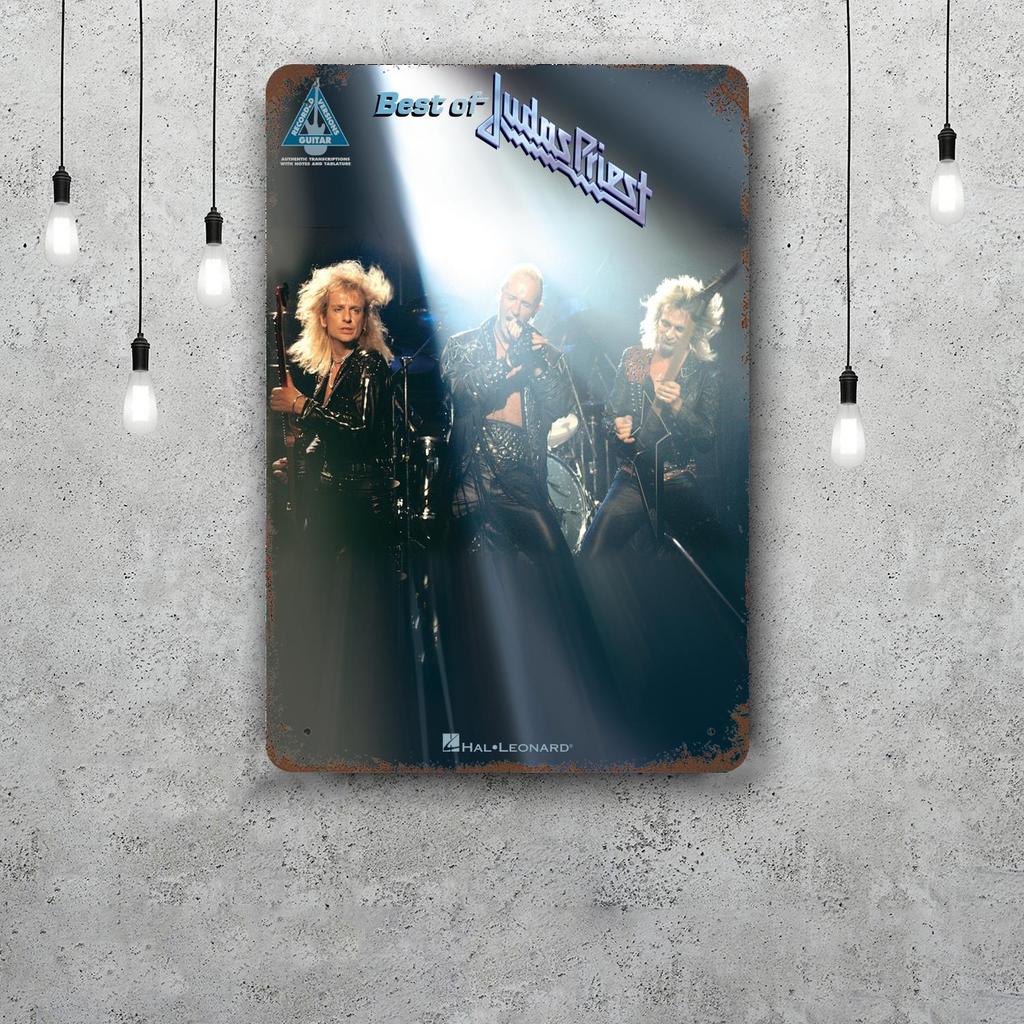 Judas priest Винтажные Металлические Жестяные Знаки Постеры Декор Ретро Металлическая Табличка Настенное Искусство Декор для Гаража Бара