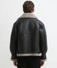 Strike Helios Lambskin Shearling Jacket (Dark Brown)