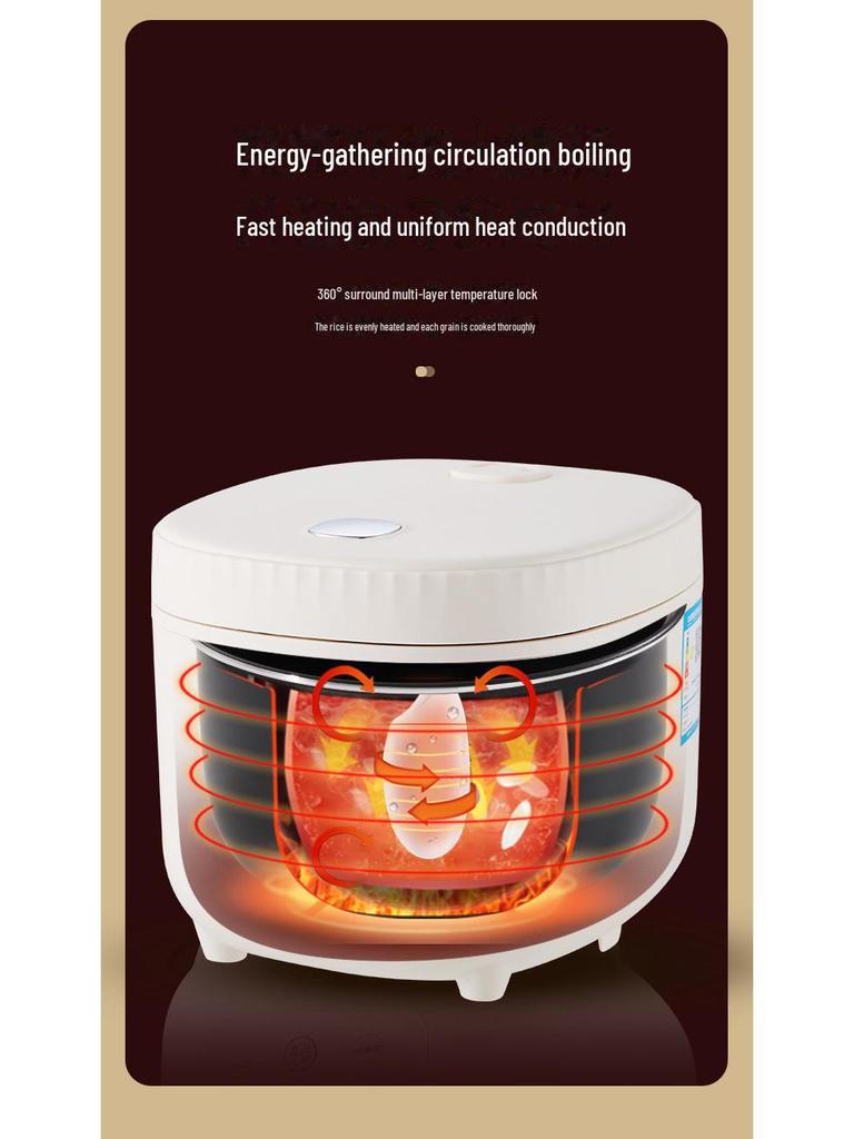 Умная микро-скороварка для риса, емкость 3 л, многофункциональная, с функцией сохранения тепла