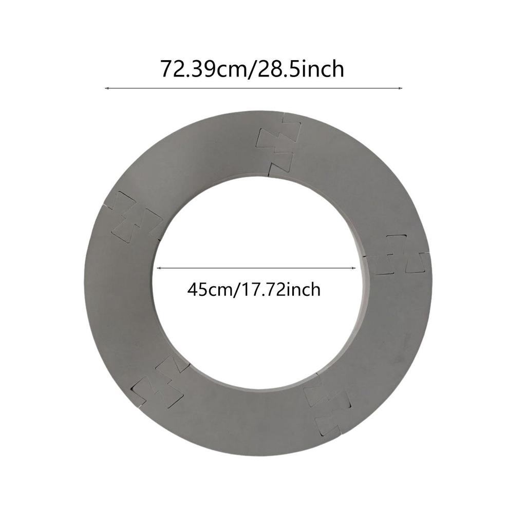 Dart Board Wall Protector Border Protection Loop Stable Round Backing EVA Dartboard Surround for Office Garage Game Room Home