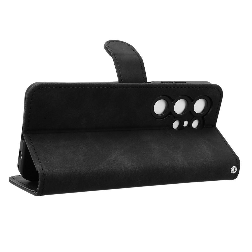 Кожаный чехол-книжка для Oukitel C2, ощущение кожи, противоударный, с кошельком, подставкой