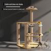 Extra-Large Cat Climbing Frame & Bed: Multi-Layer Space Capsule with Scratch-Resistant Sisal Posts - Durable and Shed-Free.