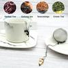 Cat Tea Infuser, 2 Pcs Cute Tea Diffuser Stainless Steel Mesh Loose Leaf Tea Infusers Tea Ball Strainers with Cat Pendants (Black&Orange Cats)